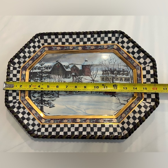 MacKenzie-Childs MacLachlan Serving Platter - Picture 8 of 9